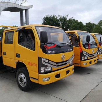 藍(lán)牌東風(fēng)國六雙排座自卸車廠家批發(fā)