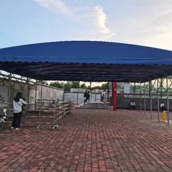 推拉篷廠家專業制作戶外大型遮陽擋雨活動伸縮大棚