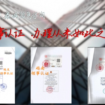 菲律賓使館認(rèn)證驗資報告|董事會議|商標(biāo)注冊證