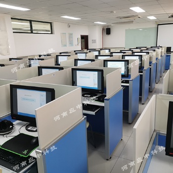 英語四六級聽力口語考試升降屏風(fēng)機(jī)考卡座電腦桌