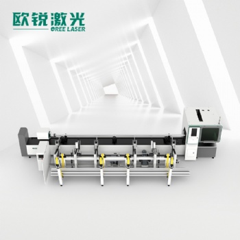 歐銳TN6016全自動激光切管機，切割速度快、精度高，應用廣泛