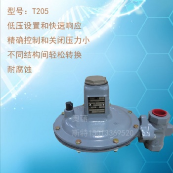 T205 系列儲罐氣封調(diào)壓器FISHER低壓T205代替Y690AH減壓閥