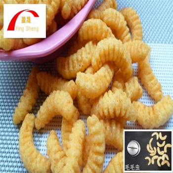 毛毛蟲油炸食品生產(chǎn)線