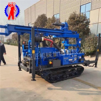 JDL-280機(jī)械式頂驅(qū)水氣兩用鉆機(jī) 履帶地質(zhì)勘探鉆機(jī)