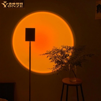 新款現(xiàn)貨勇崢照明可調(diào)日不落燈投影夕陽落日燈led網(wǎng)紅氛圍落地?zé)? width=