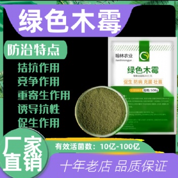 綠色木霉菌粉有機(jī)生物肥料菌劑秸稈腐熟劑生物菌劑50億