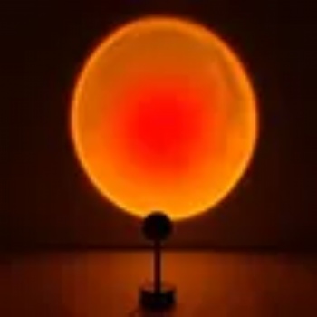 勇崢照明臺燈日不落臥室客廳夕陽燈拍照氛圍燈網(wǎng)**吧展覽落日燈