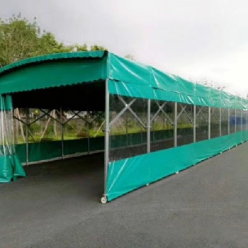 中贊專業(yè)定制移動雨棚 大型倉庫帳篷 大型折疊帳篷 推拉活動雨棚 固定帆布雨棚 大排檔雨棚 移動式車棚