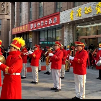 開業(yè)慶典鑼鼓隊軍樂隊表演