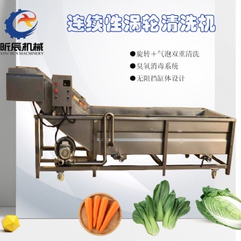大型全自動高壓噴淋臭氧消毒竹筍清洗機