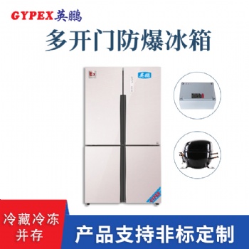 海南工業(yè)多開(kāi)門(mén)雙溫防爆冰箱