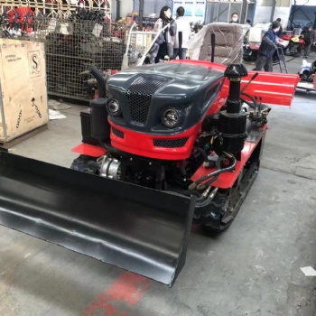履帶式乘坐微耕機(jī)柴油旋耕小型多功能開(kāi)溝耕地除草水旱兩用拖拉機(jī)