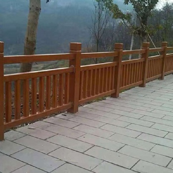 水泥仿木護欄 仿木3-8型欄桿 景區園林公園