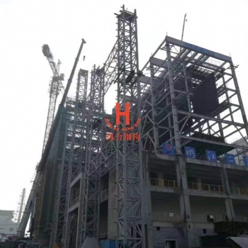 垃圾焚燒電廠干煤棚體育場(chǎng)看臺(tái)管桁架制作工程建設(shè)