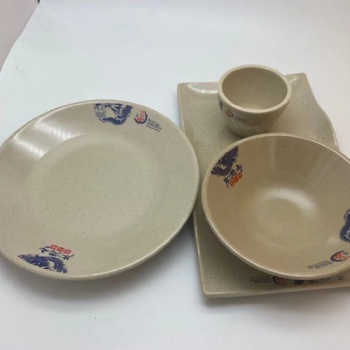 上海壹粵密胺火鍋餐具套裝，小龍坎火鍋仿瓷餐具定做