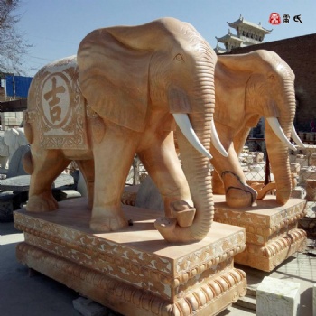 石雕大象廠家大象圖，長(zhǎng)沙株洲衡陽衡東制作廠家