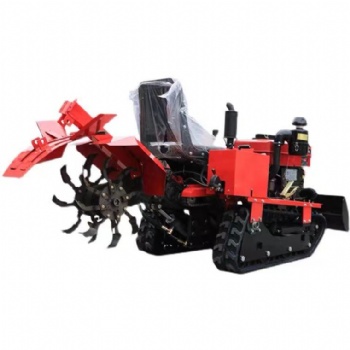 堯遠(yuǎn)機(jī)械25馬力柴油新式履帶式旋耕機(jī)可坐人送農(nóng)具