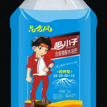 荔枝膨果增甜著色用根小子高鉀型腐植酸水溶肥