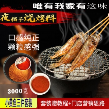 夜貓網紅燒烤【爆款套裝】純正撒調料全套腌料商用全套黃魚辣椒粉