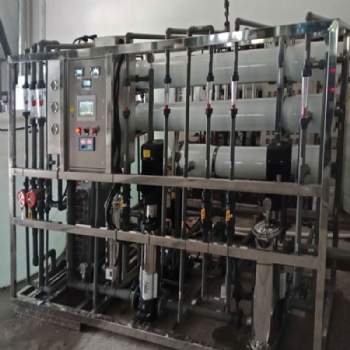 紹興1t不銹鋼純水機(jī) 輝月小型反滲透純凈水去離子設(shè)備 乳液稀釋劑用水處理