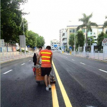 廣州禁止停車標志劃線，廣州消防通道熱熔劃線