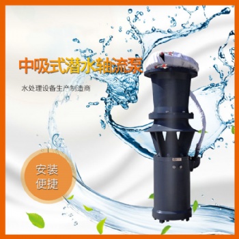 中吸式潛水軸流泵型號(hào)參數(shù)體積小流量大安裝方便 廠家** 取排水用