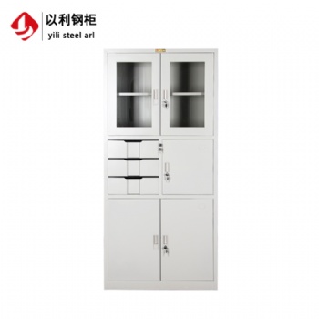 中山鋼制偏三內(nèi)保文件柜 財(cái)務(wù)憑證檔案資料柜 帶抽屜鐵皮柜子加厚