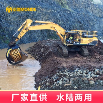 挖掘機(jī)滾筒篩沙石分離石塊物料篩分斗