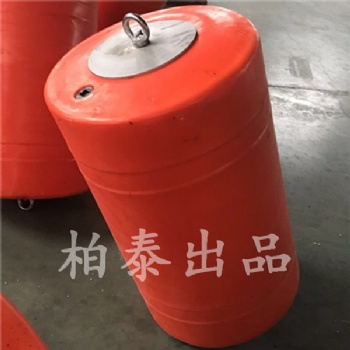 水上隔離警示浮筒，可噴字塑料攔污浮體