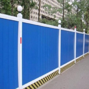 廣州專業(yè)彩鋼圍擋廠家 市政工程pvc彩鋼瓦圍擋 工地?fù)醢彖F皮圍墻