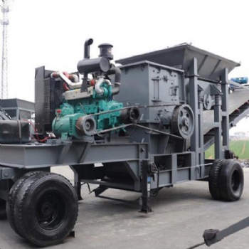 移動破碎站 鵝卵石輪胎式制砂機 移動式破碎機 性能優(yōu)越
