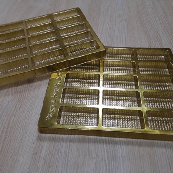 鍍金鍍銀吸塑盒?巧克力月餅鍍金吸塑內托內盒上海永怡