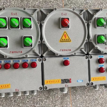安宇防爆電動(dòng)閥防爆操作柱BZC5-ExeIICT6防爆按鈕箱掛式