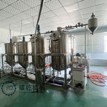 核桃油加工設(shè)備 植物毛油精煉生產(chǎn)線 1-100噸核桃油精煉生產(chǎn)線
