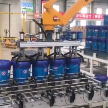 碼垛機(jī)器人化工桶自動碼垛機(jī)機(jī)器人碼垛桶類產(chǎn)品 山東本森