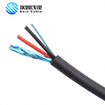固定敷設和移動應用，無拉伸應力，無規定的電纜布線UL21320屏蔽電纜80°C 1000V
