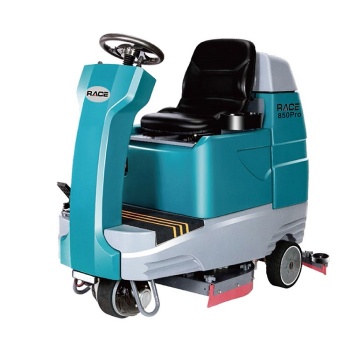 RACE850Pro工廠車間洗地機 瑞時品牌駕駛式拖地機 環氧地坪清洗機
