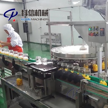 全自動雪梨水果罐頭生產(chǎn)設(shè)備雪梨罐頭制作設(shè)備