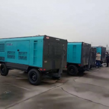 普洱出租柴動電動螺桿式空壓機(jī)大型空氣壓縮機(jī)打井機(jī)械租賃