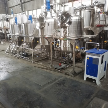 小型茶籽油提煉設備 冷榨茶油精煉生產線 **油煉油機