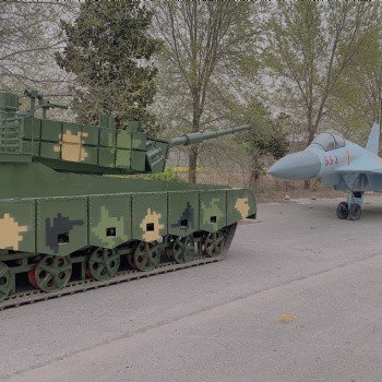 飛機模型租賃，坦克模型展覽出租，大型軍事模型主題展覽租賃