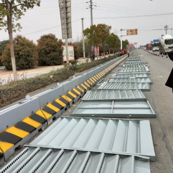 安徽香格里承接長(zhǎng)江西路（六安段）百葉圍擋安裝項(xiàng)目