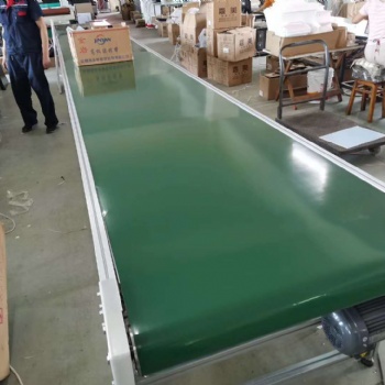 車間自動(dòng)化皮帶輸送機(jī)流水線生產(chǎn)插件拉線鋁型材防靜電工作臺(tái)定做