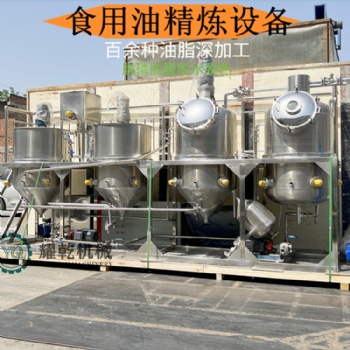 小型精煉機(jī) 食用油精煉加工設(shè)備 菜籽油精煉油設(shè)備 日產(chǎn)半噸