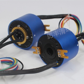 厲豐電氣傳輸精密信號標準過孔導電滑環(huán)JST1254大電流高電壓