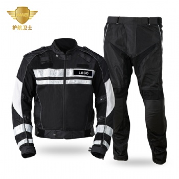 護(hù)航衛(wèi)士HW-004春秋款黑色騎行服送CE護(hù)具