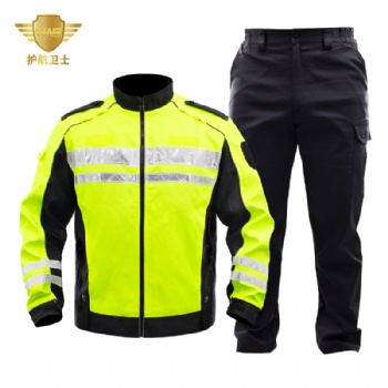 護(hù)航衛(wèi)士 HW-069 春秋長袖反光騎行服執(zhí)勤外套可印字