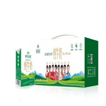 新疆純牛奶 那拉明珠 蛋白3.3 200ml禮盒裝10盒裝廠家批發(fā)