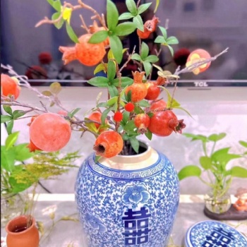 景德鎮陶瓷定制廠家，青花瓷花瓶廠，陶瓷喜字罐批發
