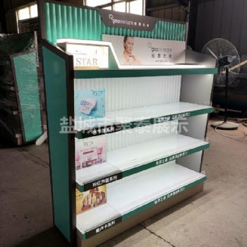 定制商場(chǎng)化妝品展示柜 定制商業(yè)道具柜臺(tái) 美容店產(chǎn)品柜，定制烤漆服裝柜